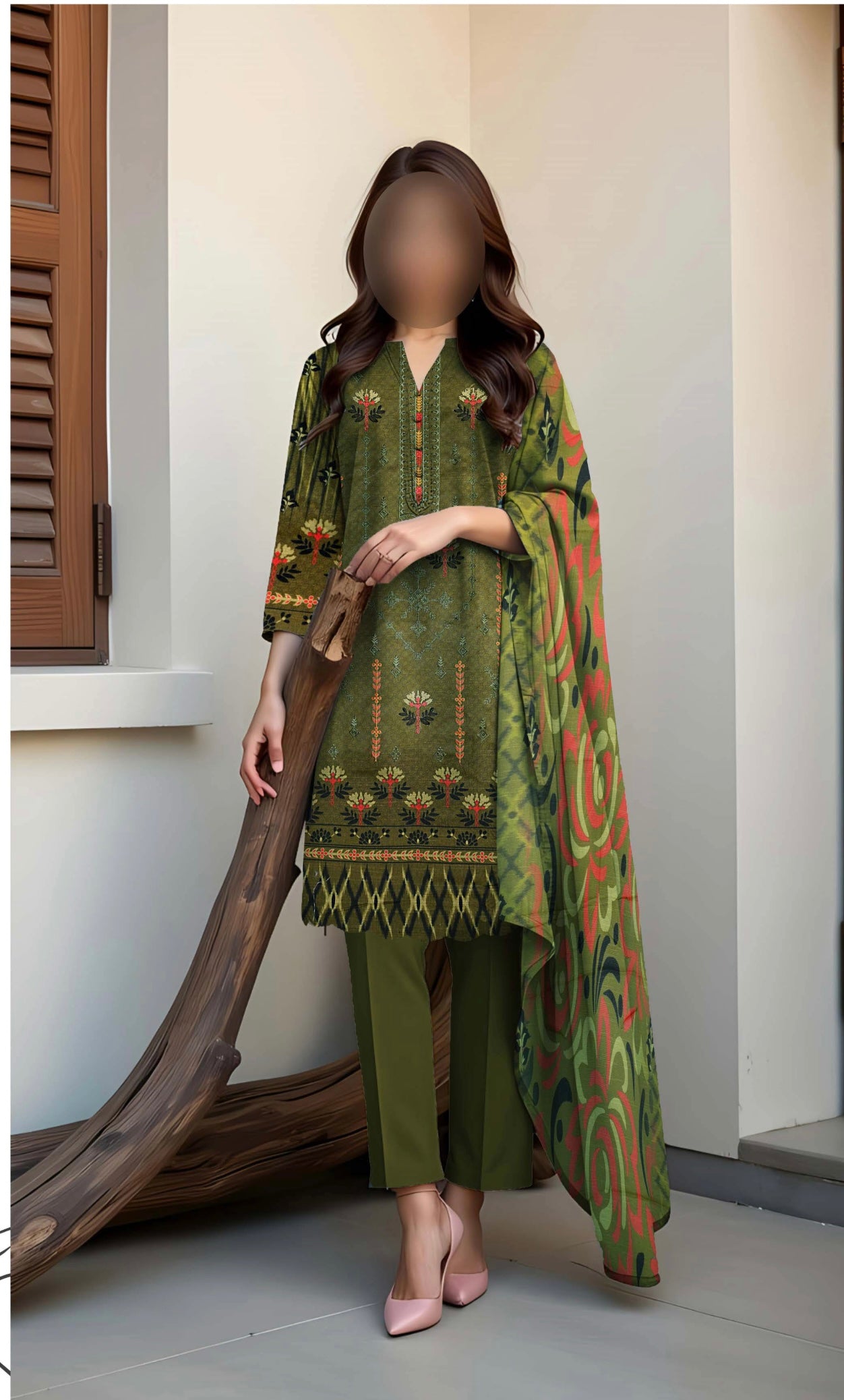 Khaddar-Maham By AAA Vol-1538-UNSTITCHED
