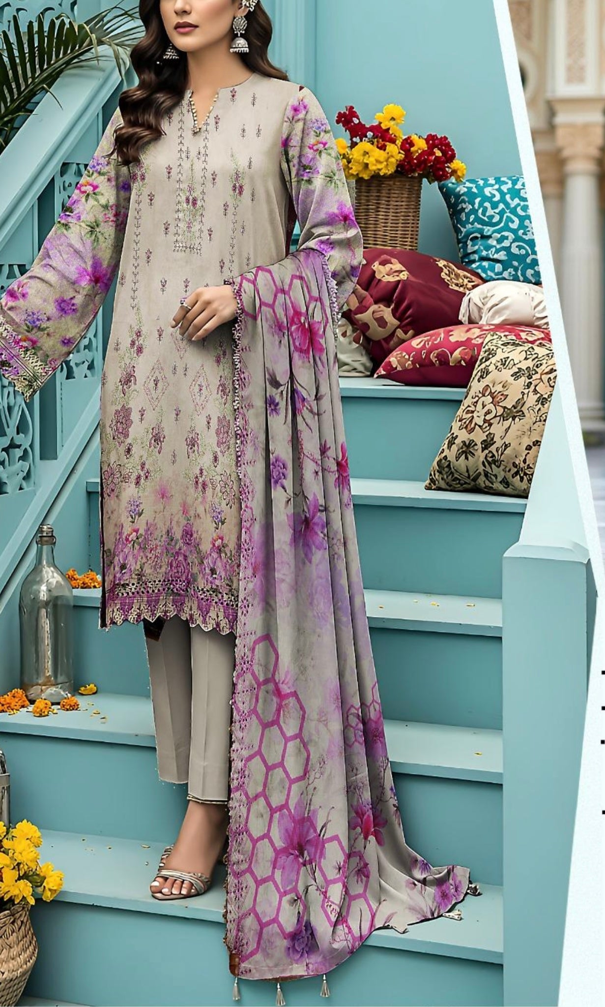 Karandi Libas By AAA Vol-1539-UNSTITCHED