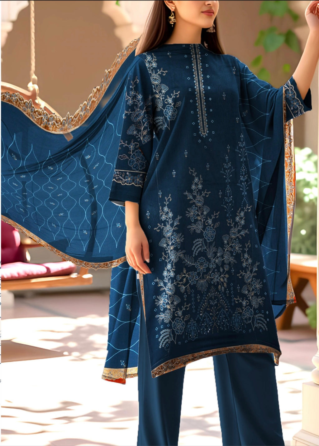 Dhanak Libas By AAAVol-1601-UNSTITCHED