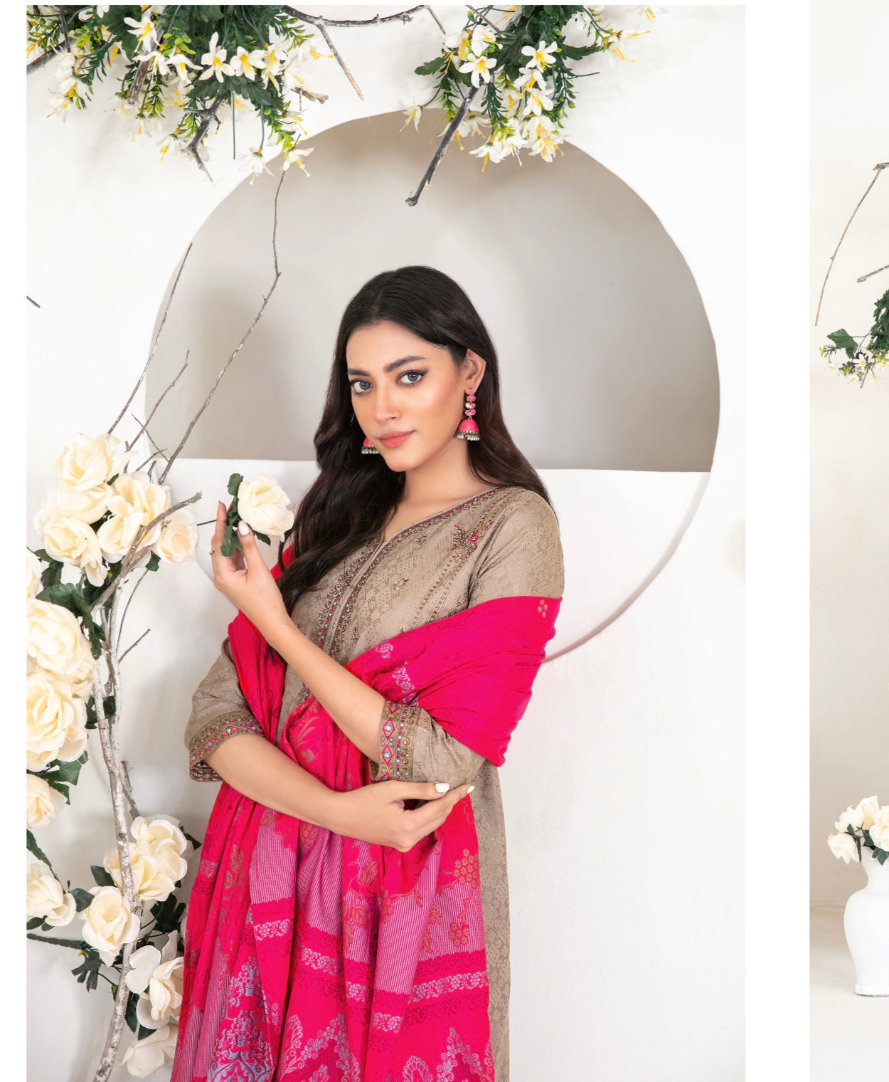 Yumna Viscose jacquard-UNSTITCHED