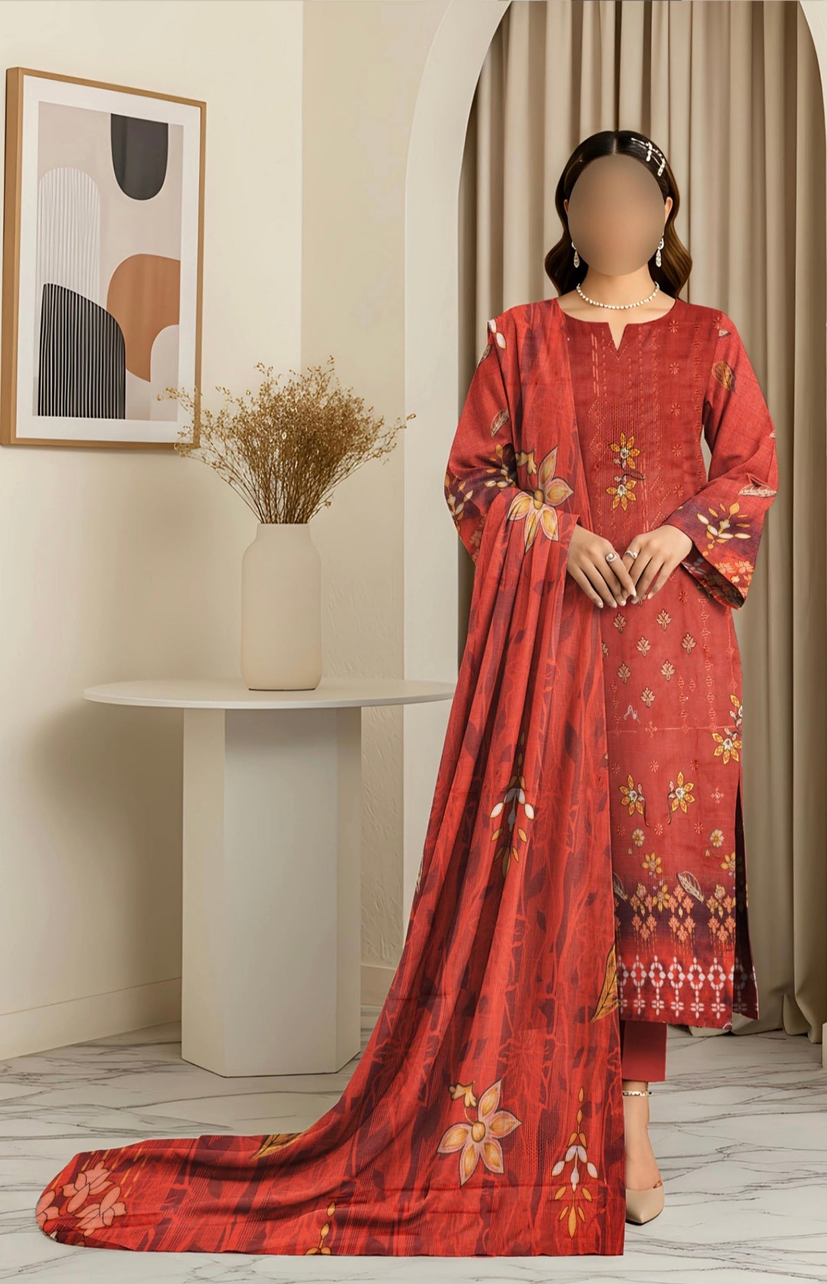 Khaddar-Maham By AAA Vol-1538-UNSTITCHED