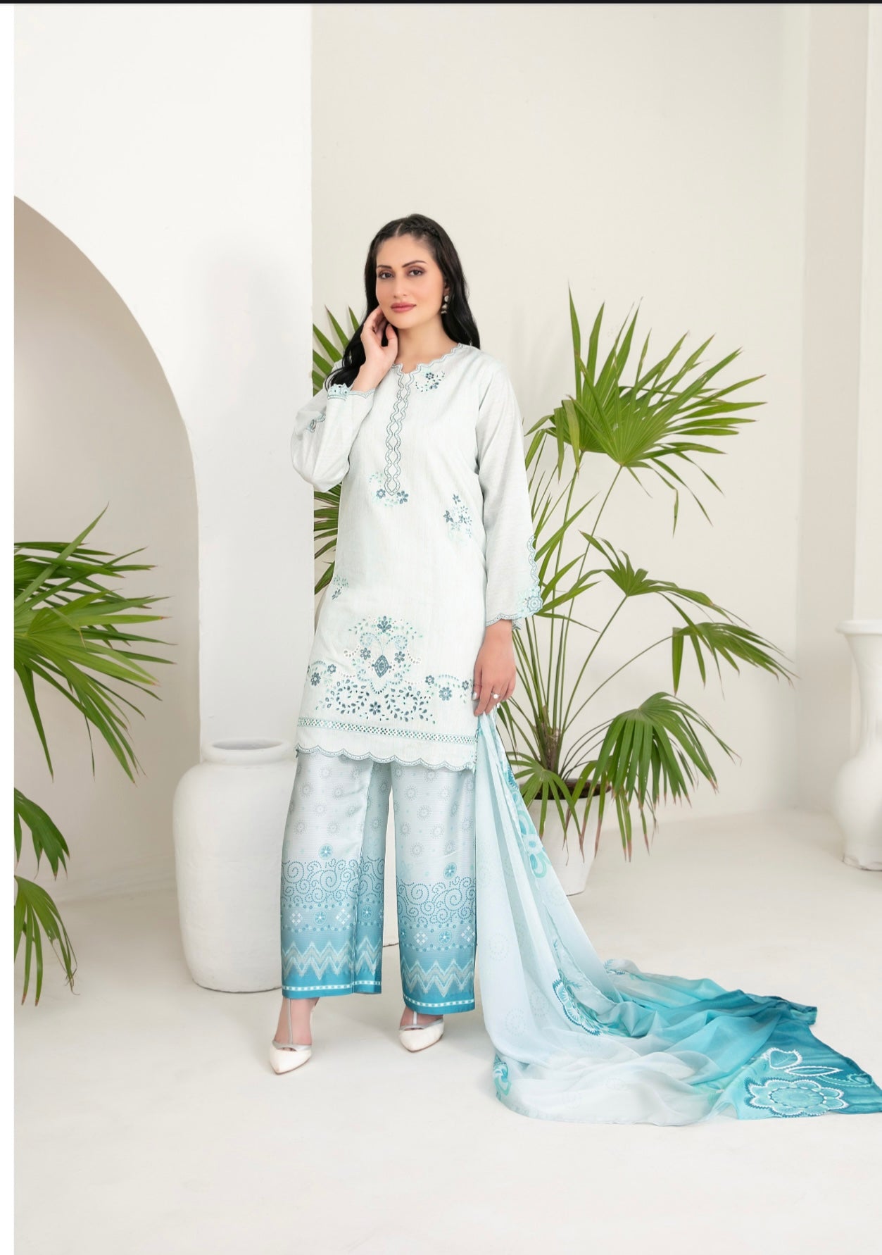 Fancy Cotton Khaddi-UNSTITCHED