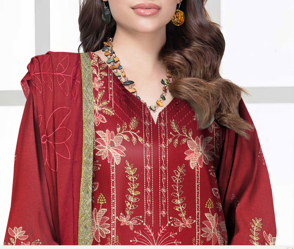 Dhanak Libas By AAA Vol-1602-UNSTITCHED