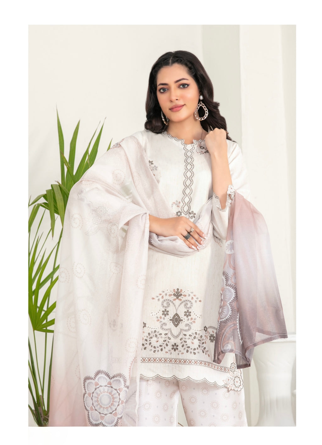 Fancy Cotton Khaddi-UNSTITCHED