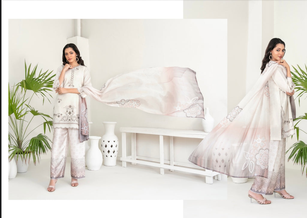 Fancy Cotton Khaddi-UNSTITCHED