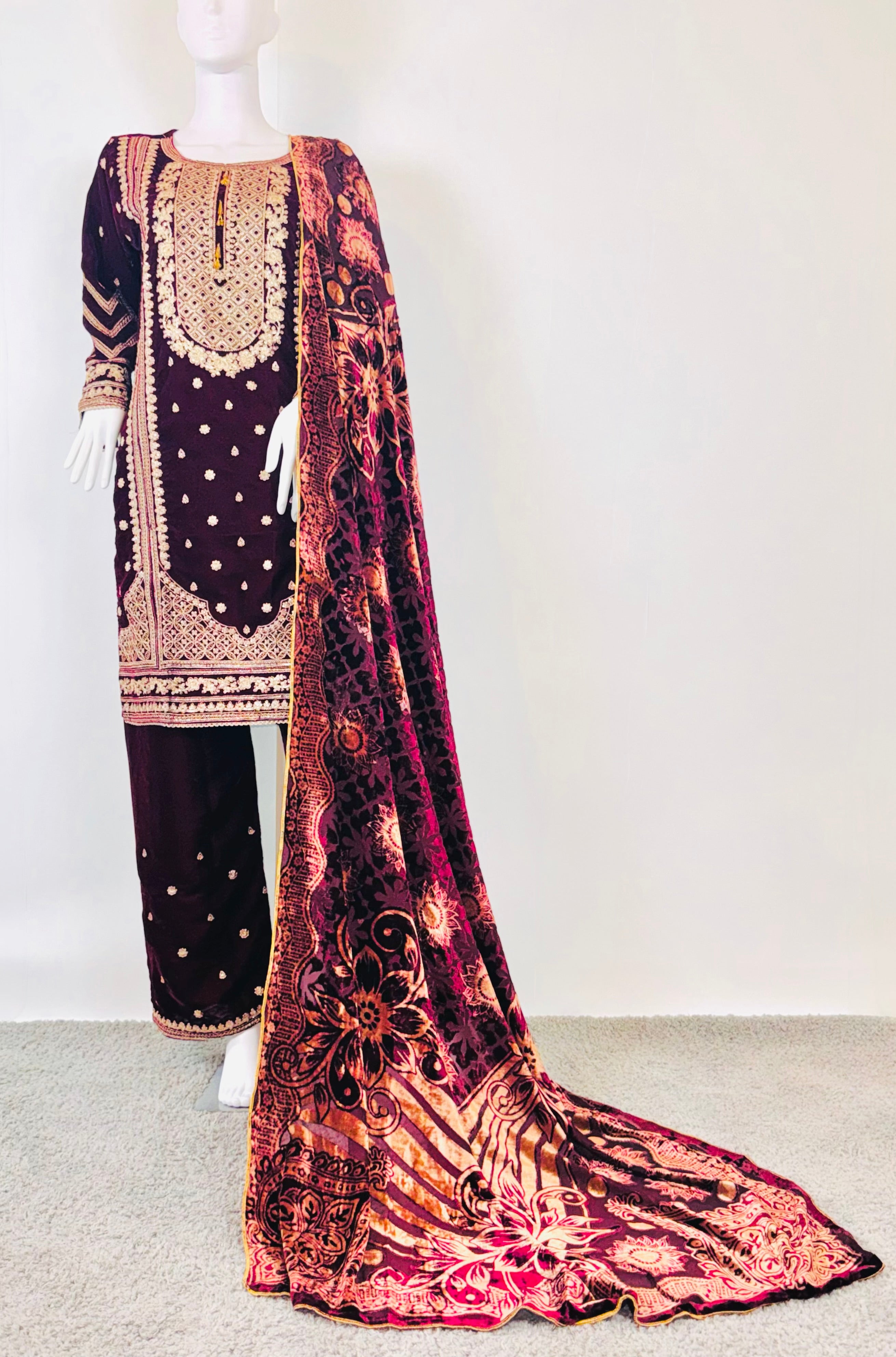 Velvet Oringal micro-STITCHED