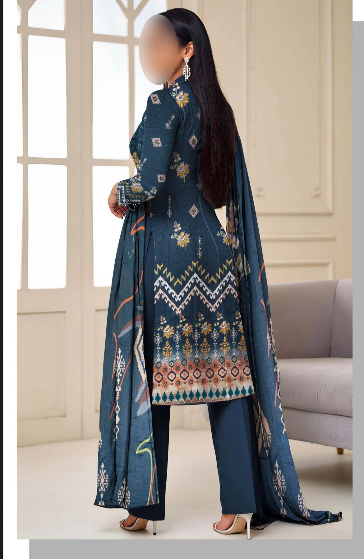 Khaddar-Maham By AAA Vol-1538-UNSTITCHED