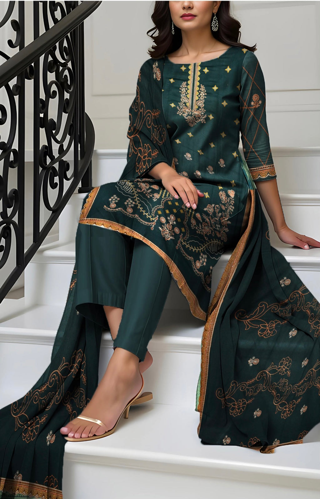 Dhanak Libas By AAA Vol-1601-UNSTITCHED