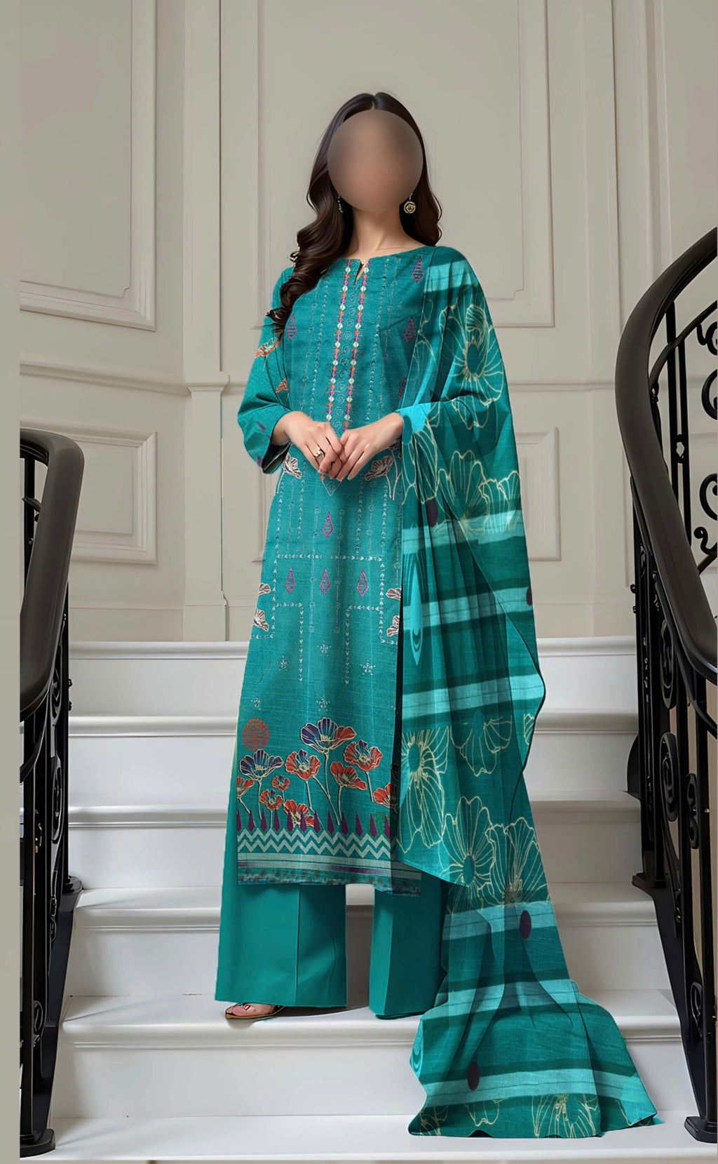 Khaddar-Maham By AAA Vol-1538-UNSTITCHED