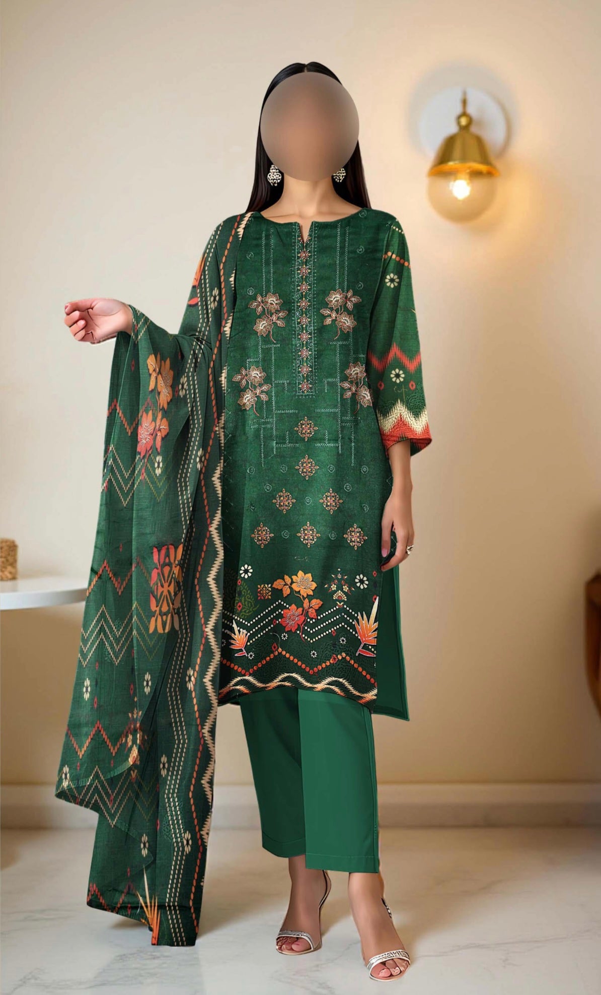 Khaddar-Maham By AAA Vol-1538-UNSTITCHED