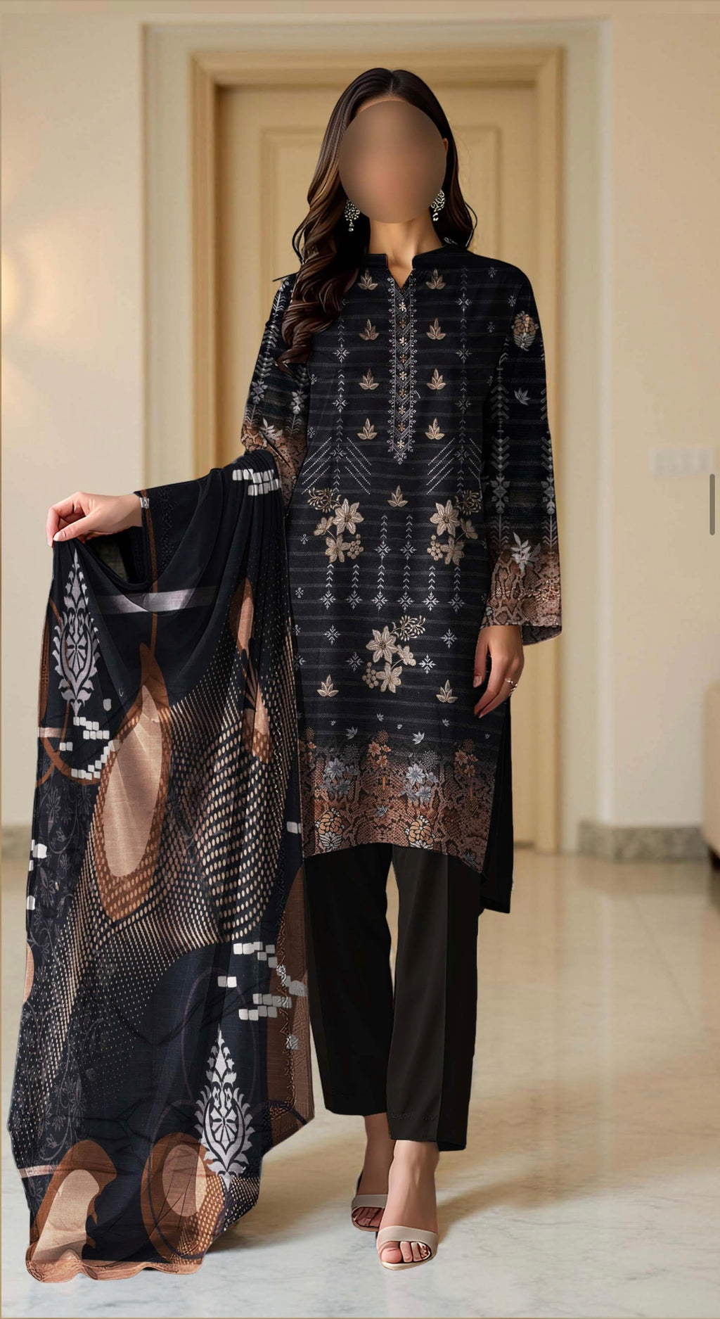 Khaddar-Maham By AAA Vol-1538-UNSTITCHED