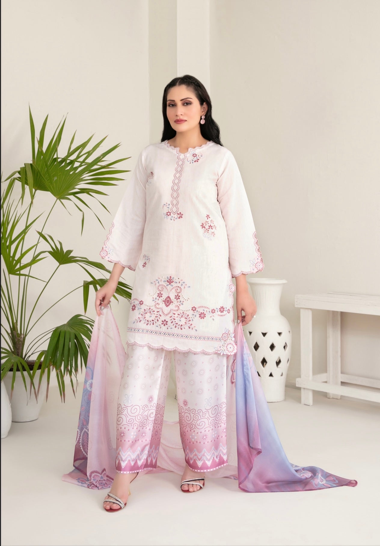 Fancy Cotton Khaddi-UNSTITCHED