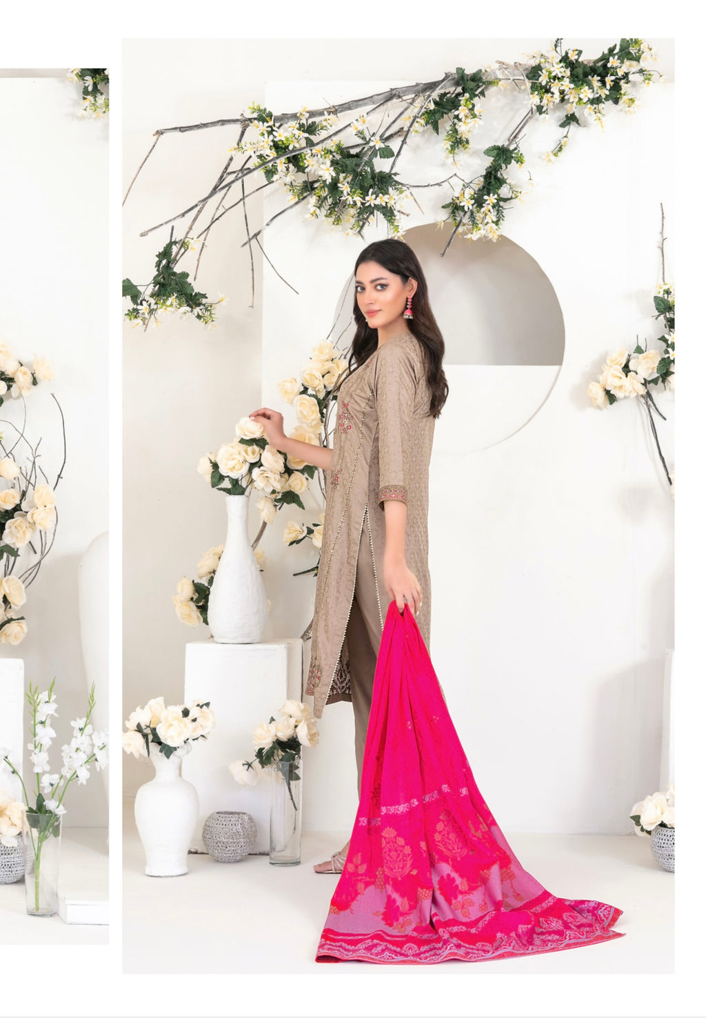 Yumna Viscose jacquard-UNSTITCHED