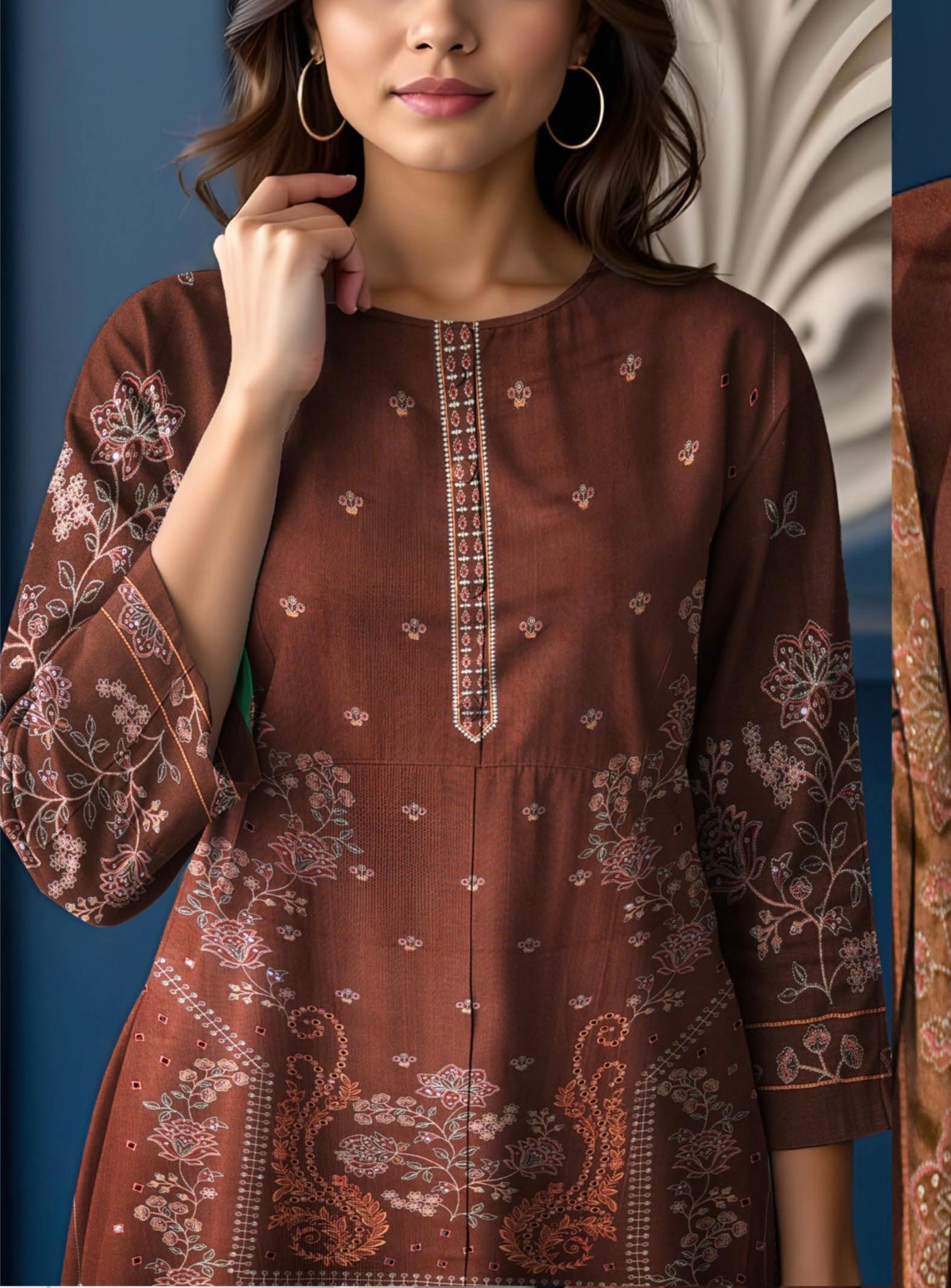 Dhanak Libas By AAA Vol-1601-UNSTITCHED