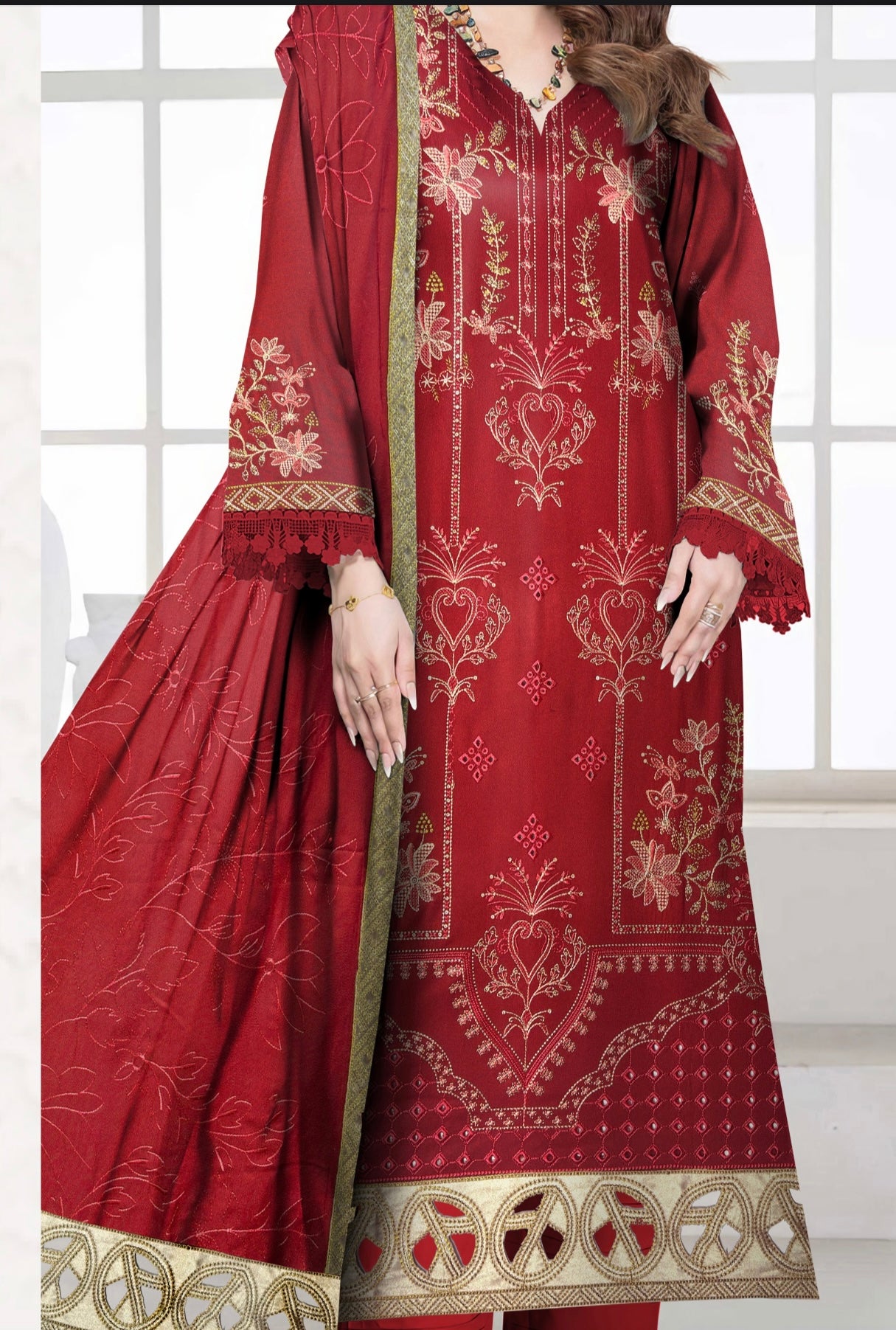 Dhanak Libas By AAA Vol-1602-UNSTITCHED