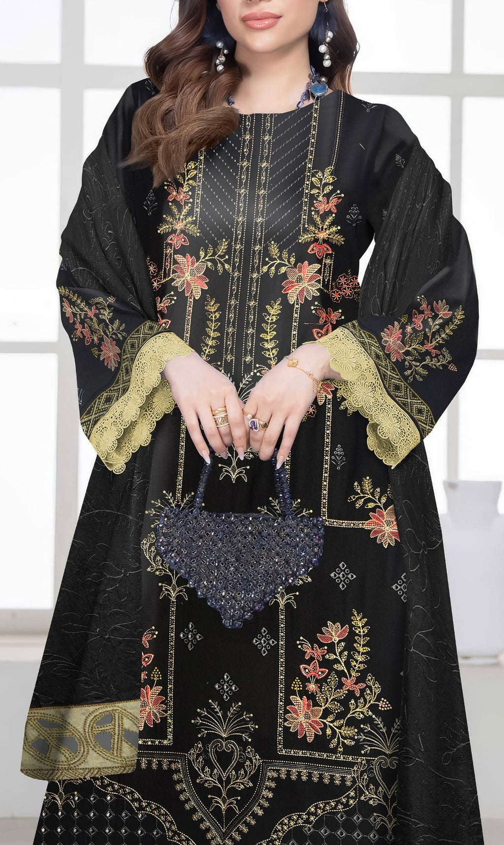 Dhanak Libas BY AAA Vol-1602-UNSTITCHED