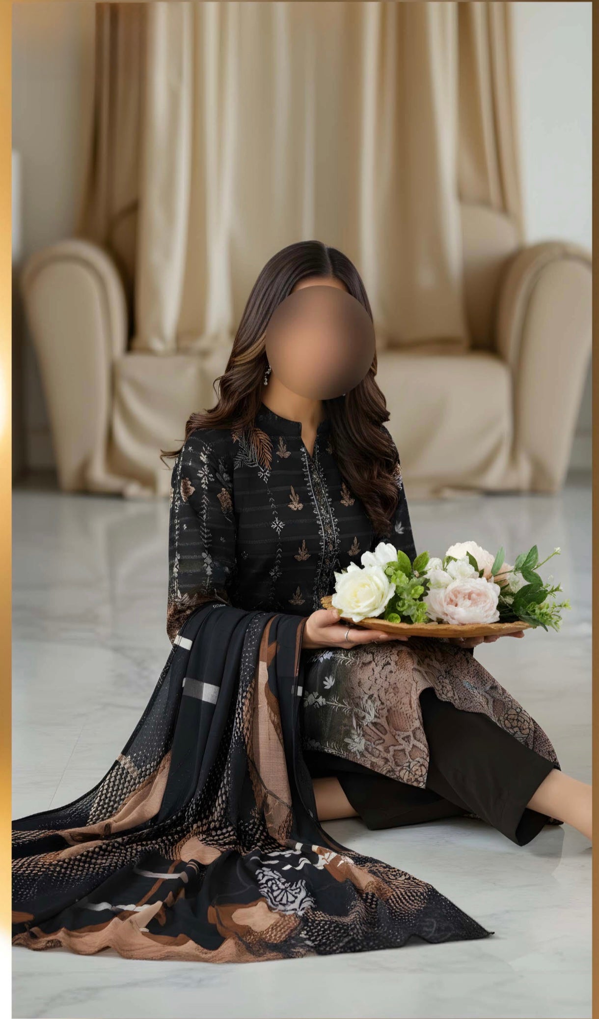 Khaddar-Maham By AAA Vol-1538-UNSTITCHED