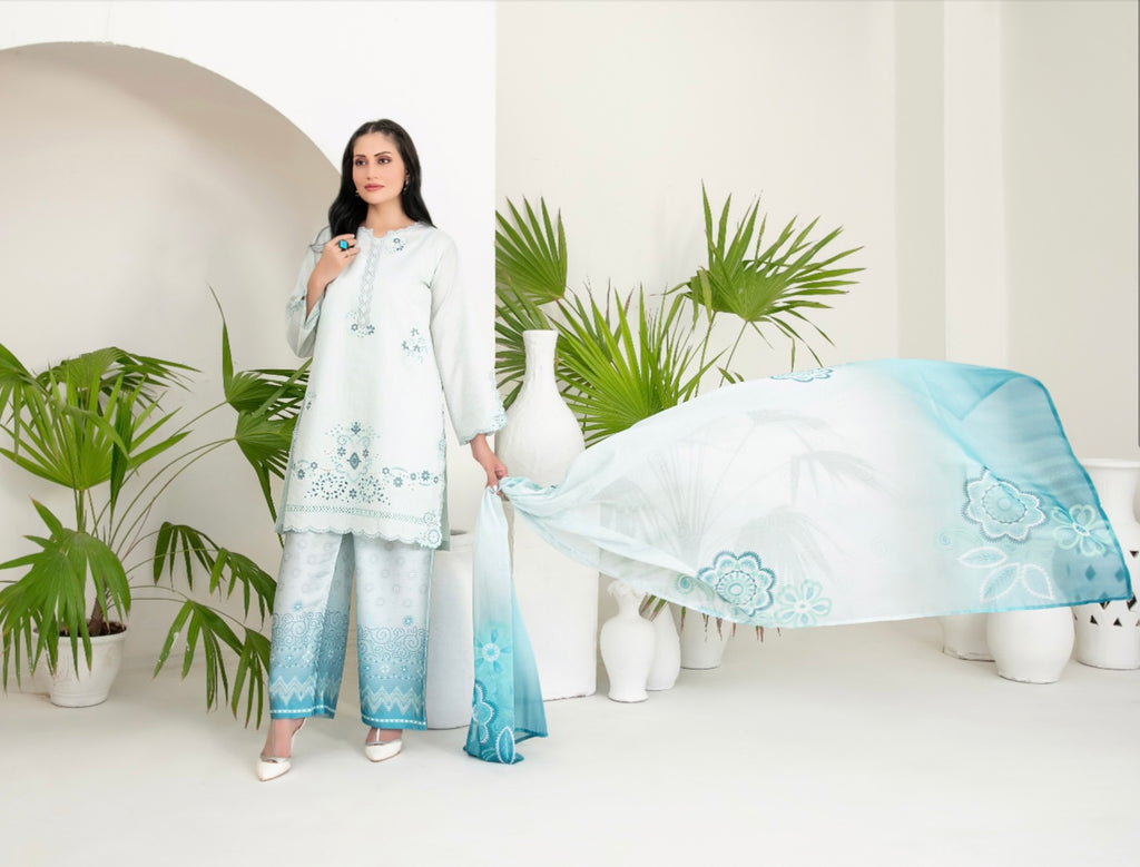 Fancy Cotton Khaddi-UNSTITCHED