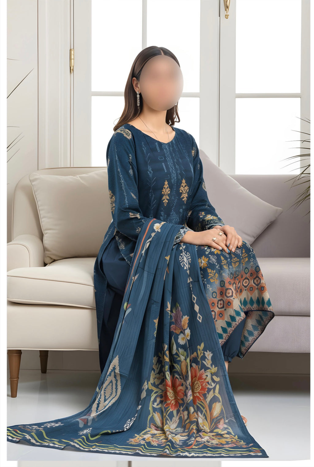 Khaddar-Maham By AAA Vol-1538-UNSTITCHED