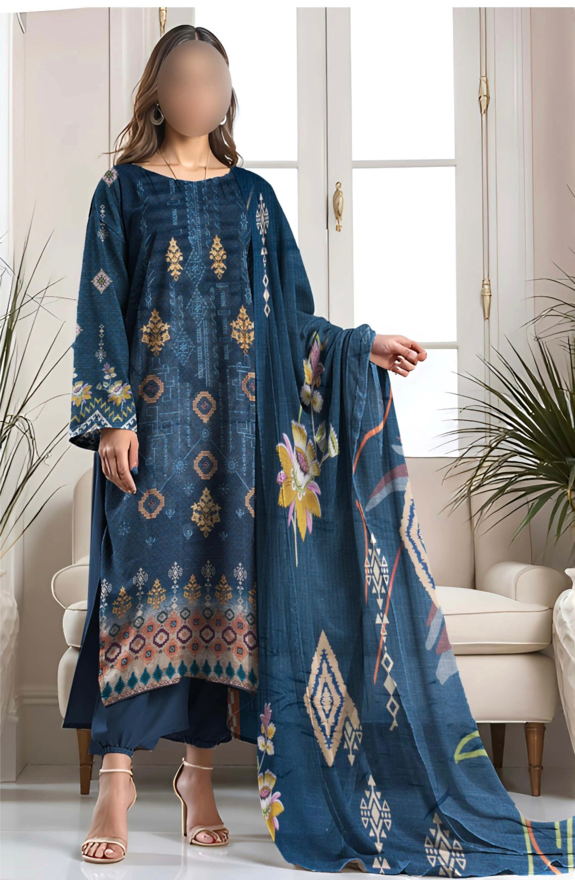 Khaddar-Maham By AAA Vol-1538-UNSTITCHED