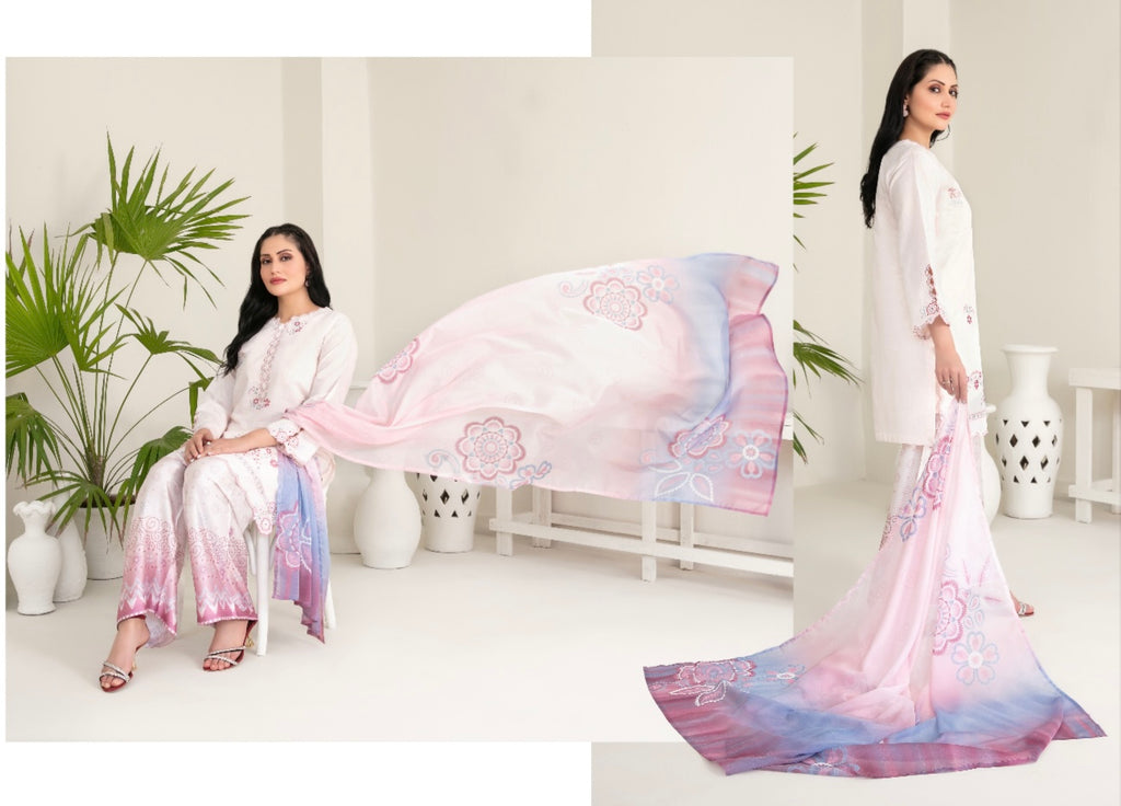 Fancy Cotton Khaddi-UNSTITCHED