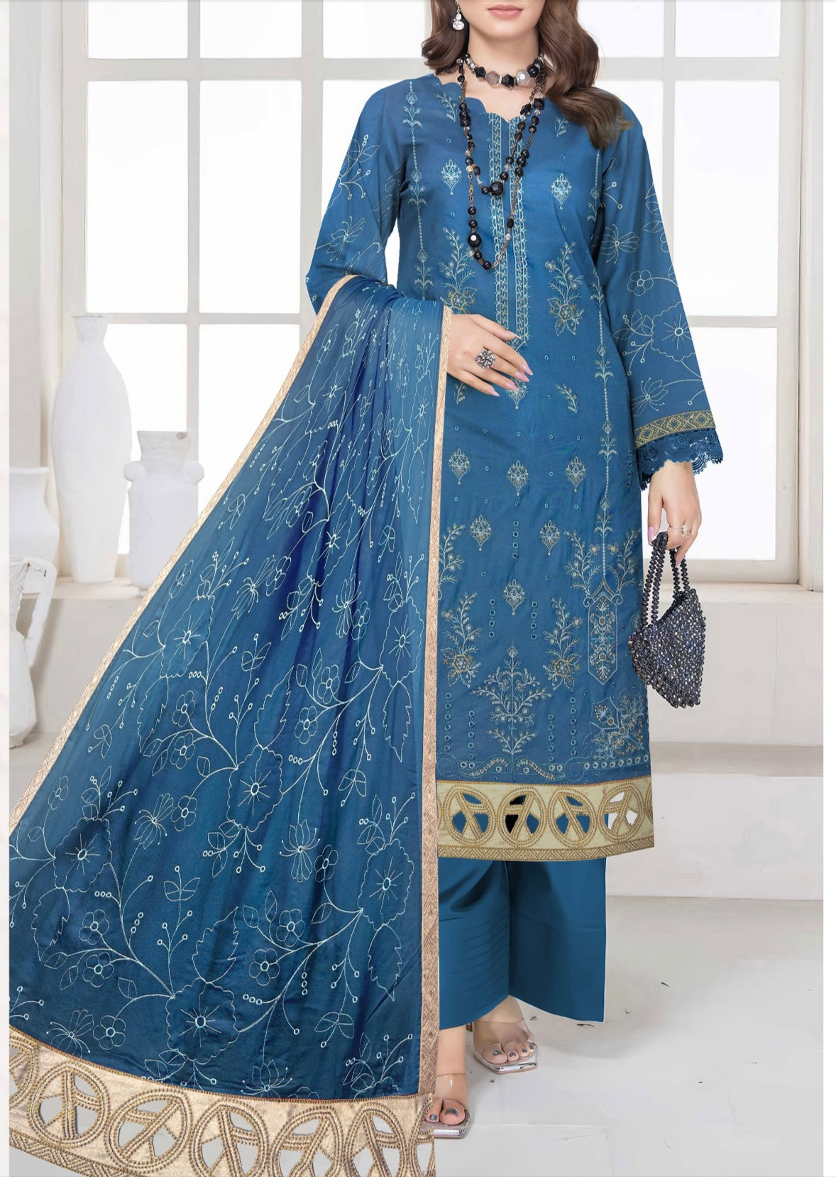 Dhanak Libas By AAA Vol-1602-UNSTITCHED