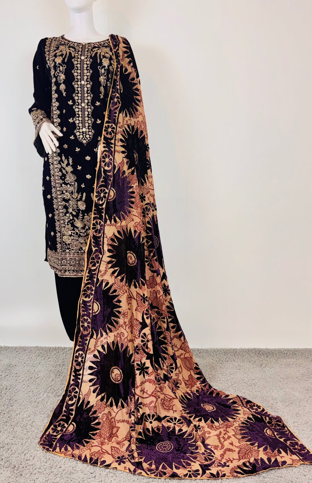 Velvet Oringal micro-STITCHED