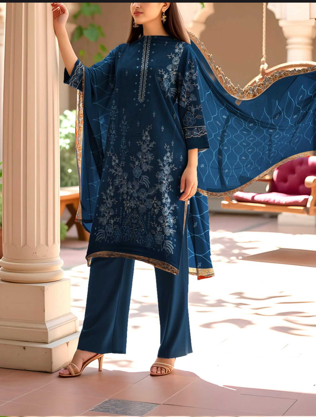 Dhanak Libas By AAAVol-1601-UNSTITCHED
