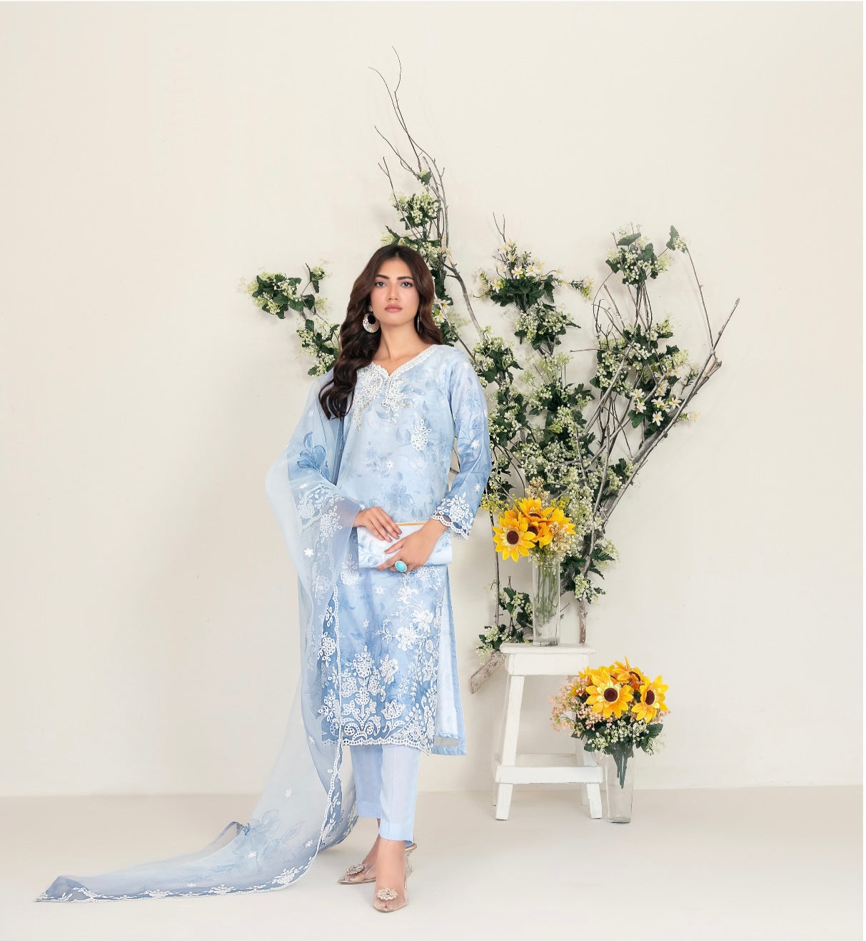 Fancy organza by Tawakal-UNSTITCHED