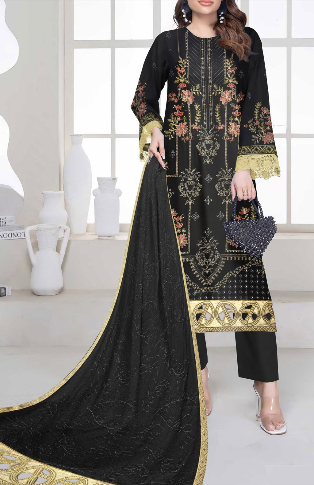 Dhanak Libas BY AAA Vol-1602-UNSTITCHED