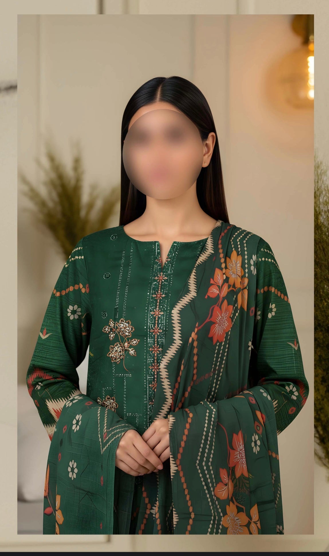 Khaddar-Maham By AAA Vol-1538-UNSTITCHED