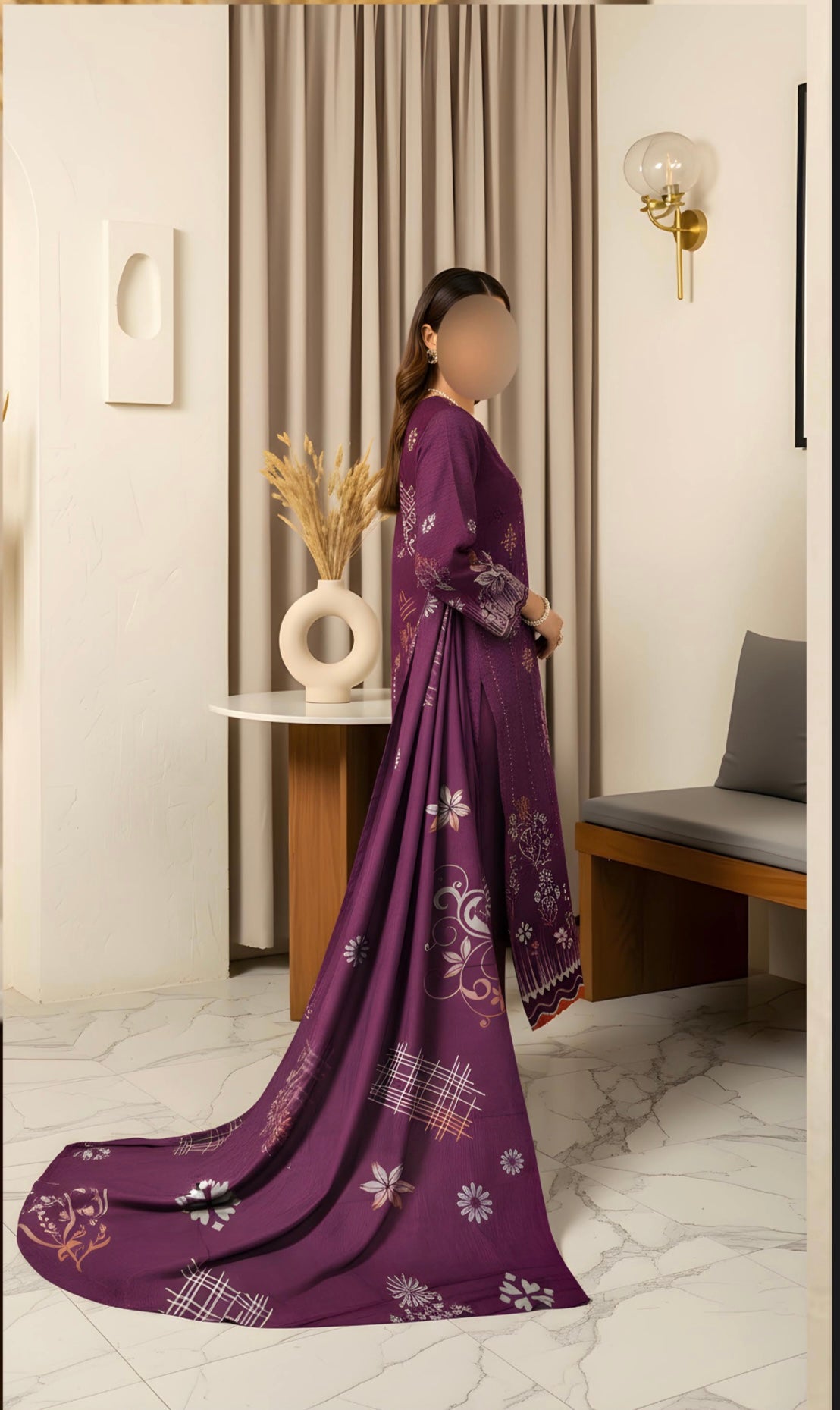 Khaddar-Maham By AAA Vol-1538-UNSTITCHED