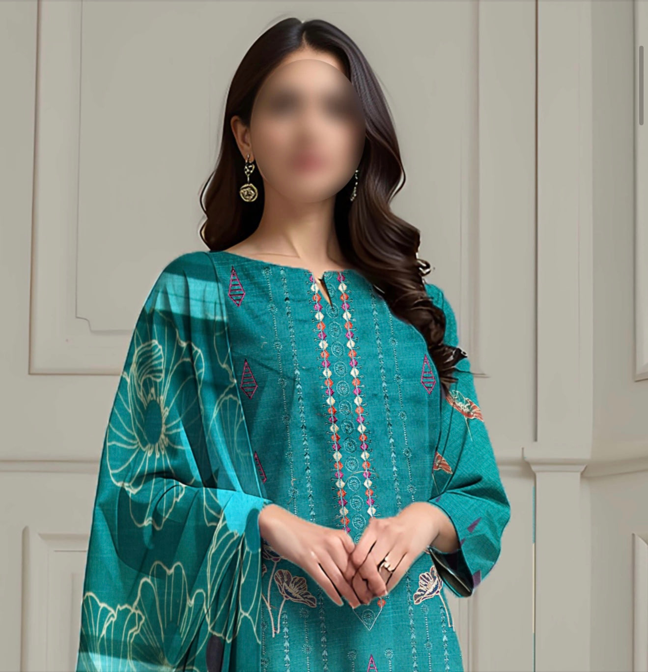 Khaddar-Maham By AAA Vol-1538-UNSTITCHED