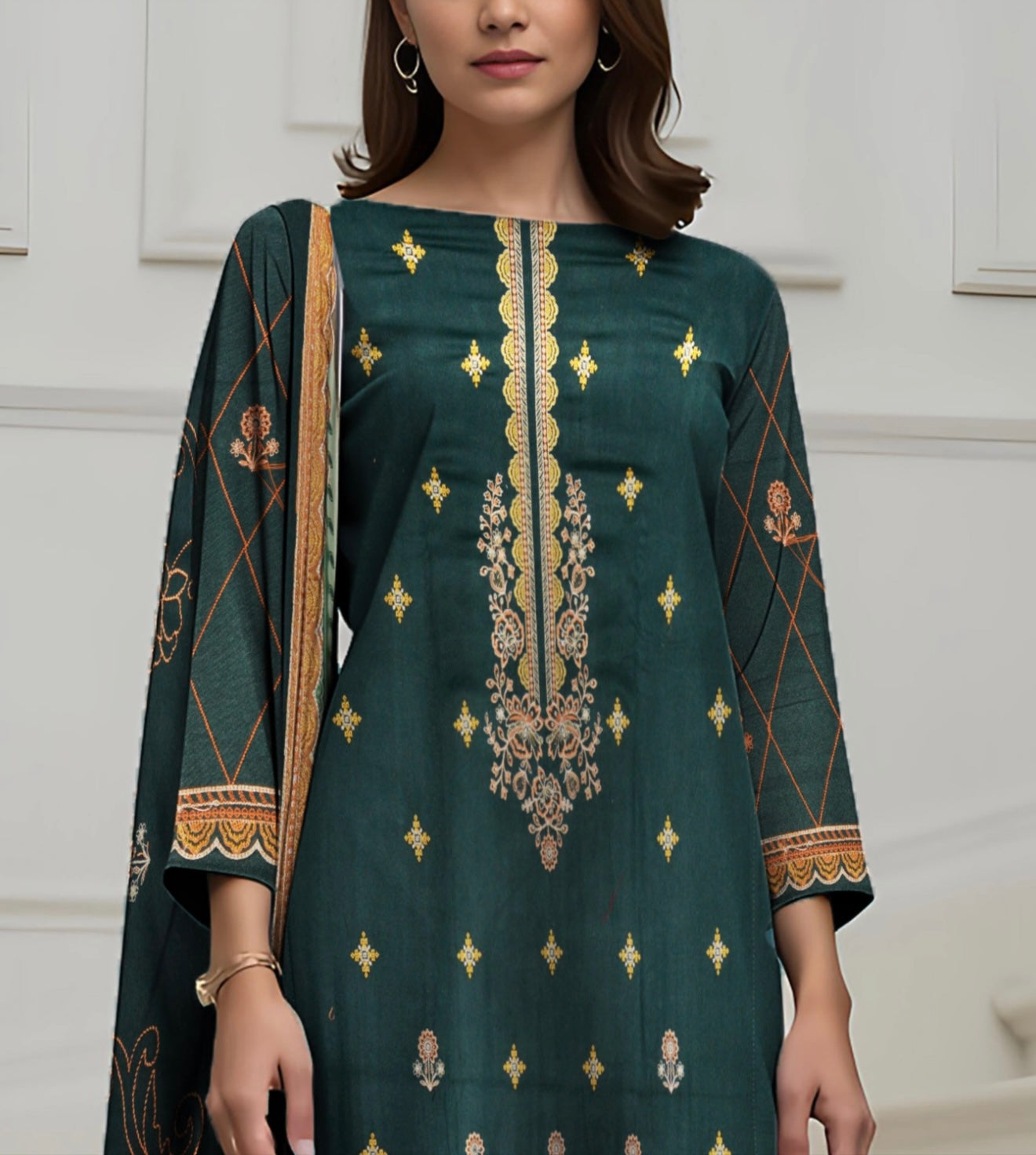 Dhanak Libas By AAA Vol-1601-UNSTITCHED