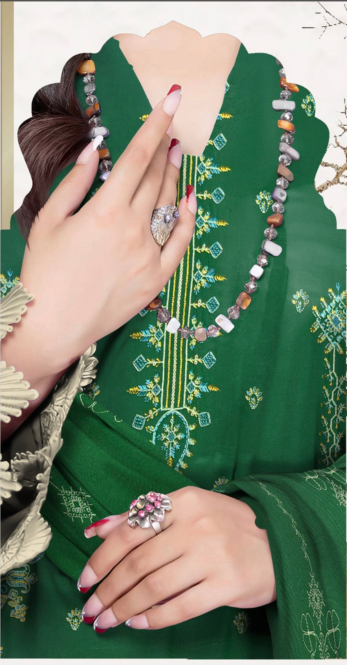 Dhanak Libas By AAA Vol-1602-UNSTITCHED