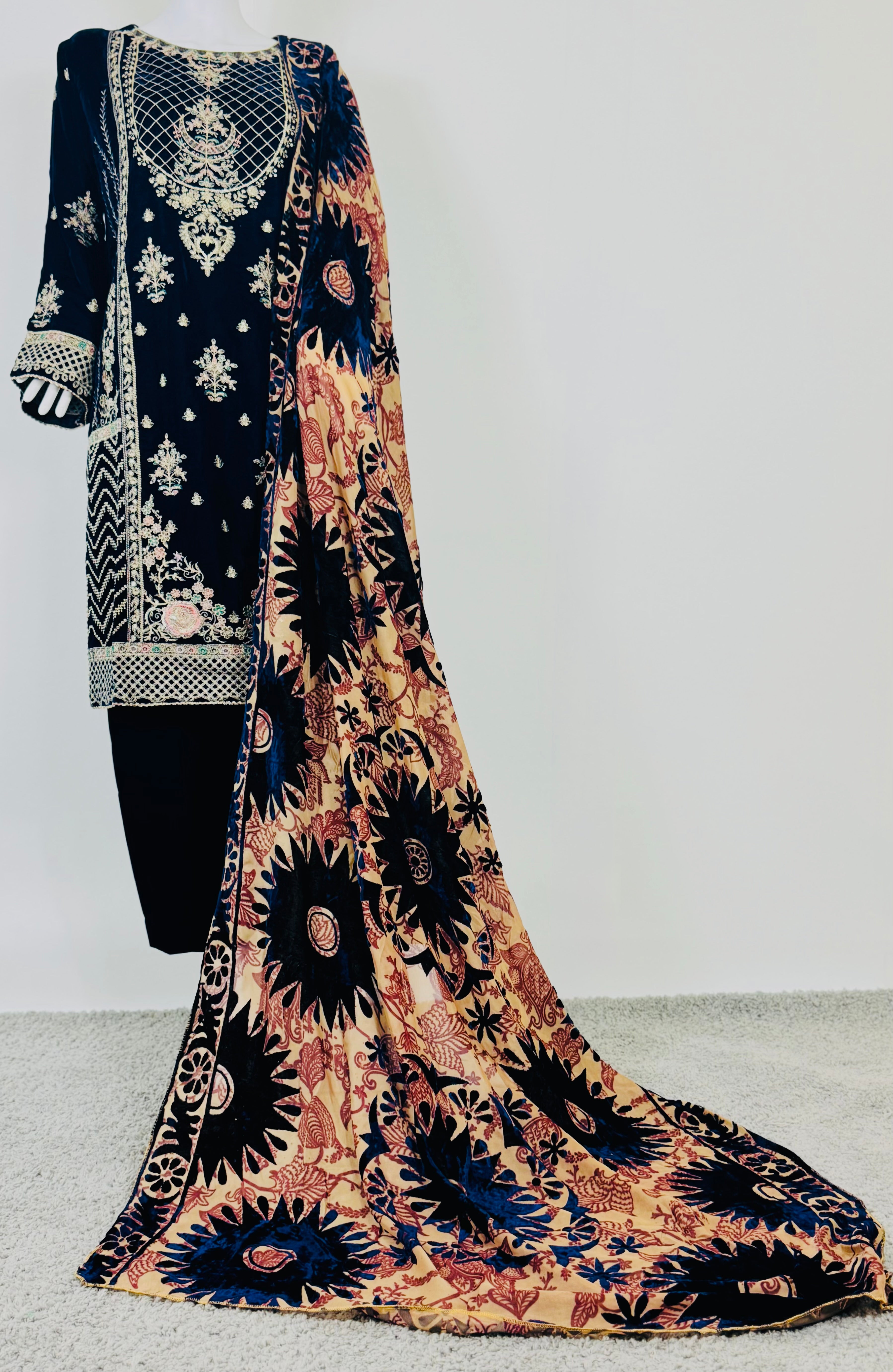 Velvet Oringal micro-STITCHED