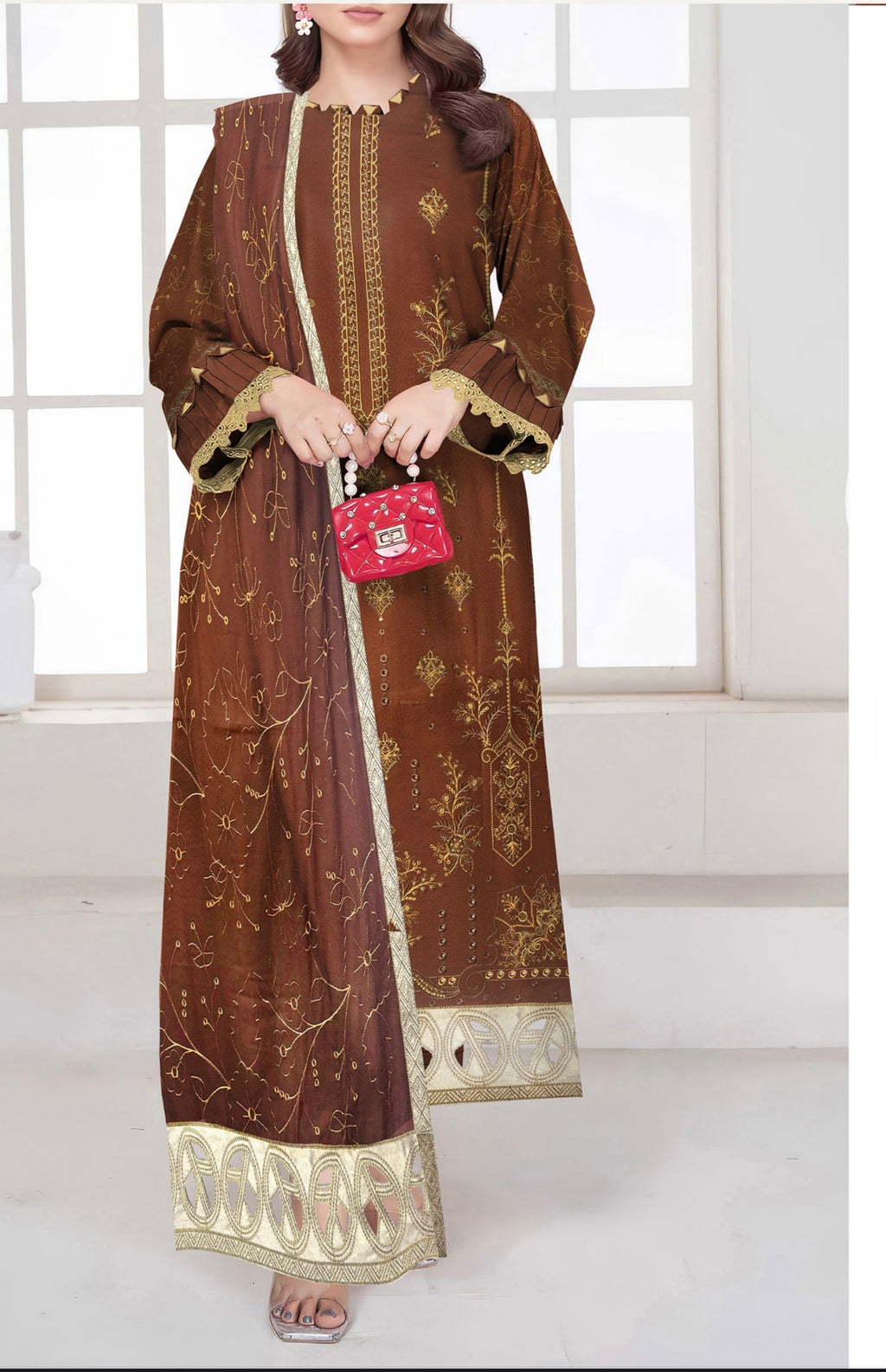 Dhanak Libas By AAA Vol-1602-UNSTITCHED