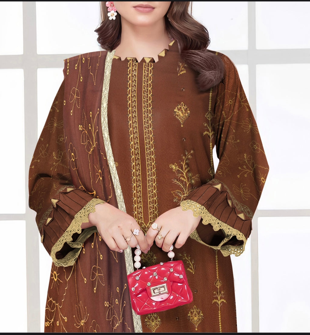 Dhanak Libas By AAA Vol-1602-UNSTITCHED