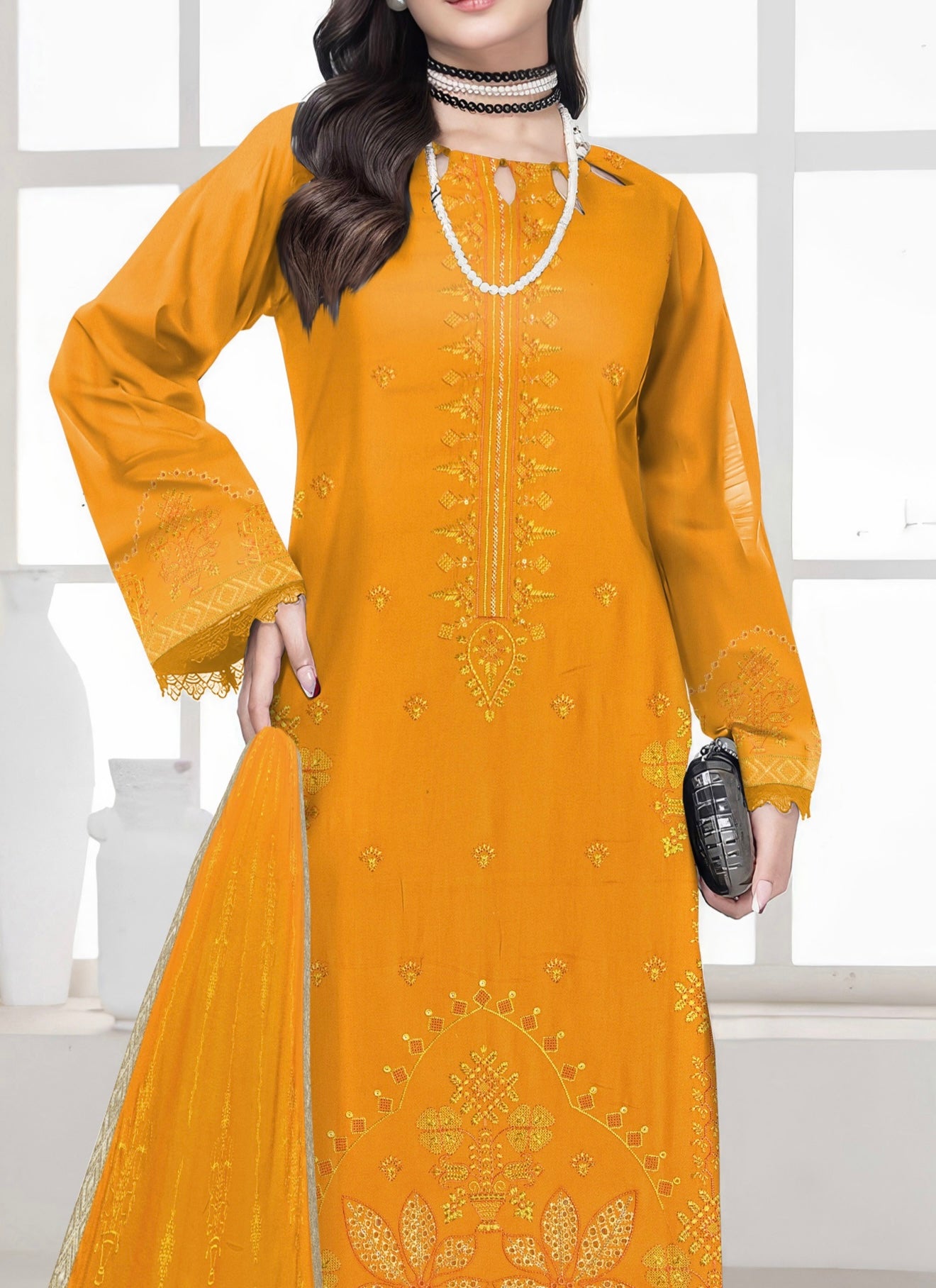 Dhanak Libas By AAA Vol-1602-UNSTITCHED