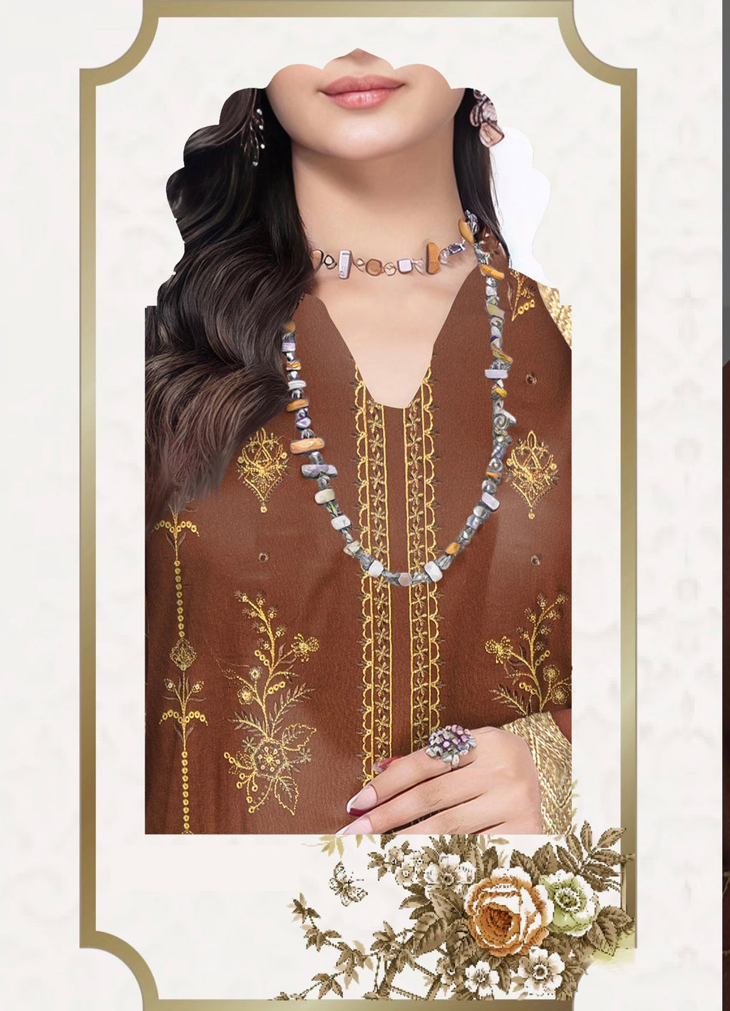 Dhanak Libas By AAA Vol-1602-UNSTITCHED