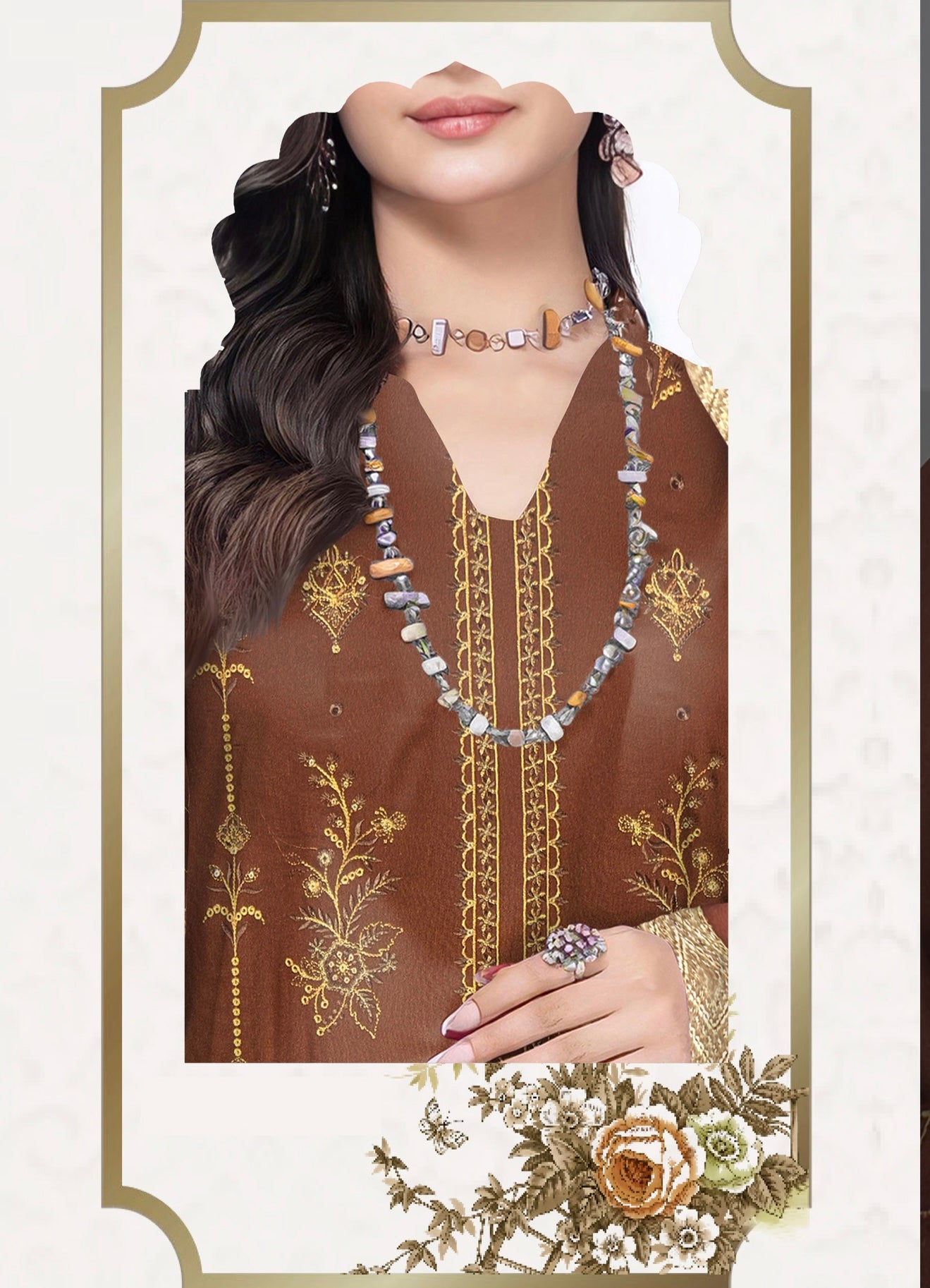 Dhanak Libas By AAA Vol-1602-UNSTITCHED