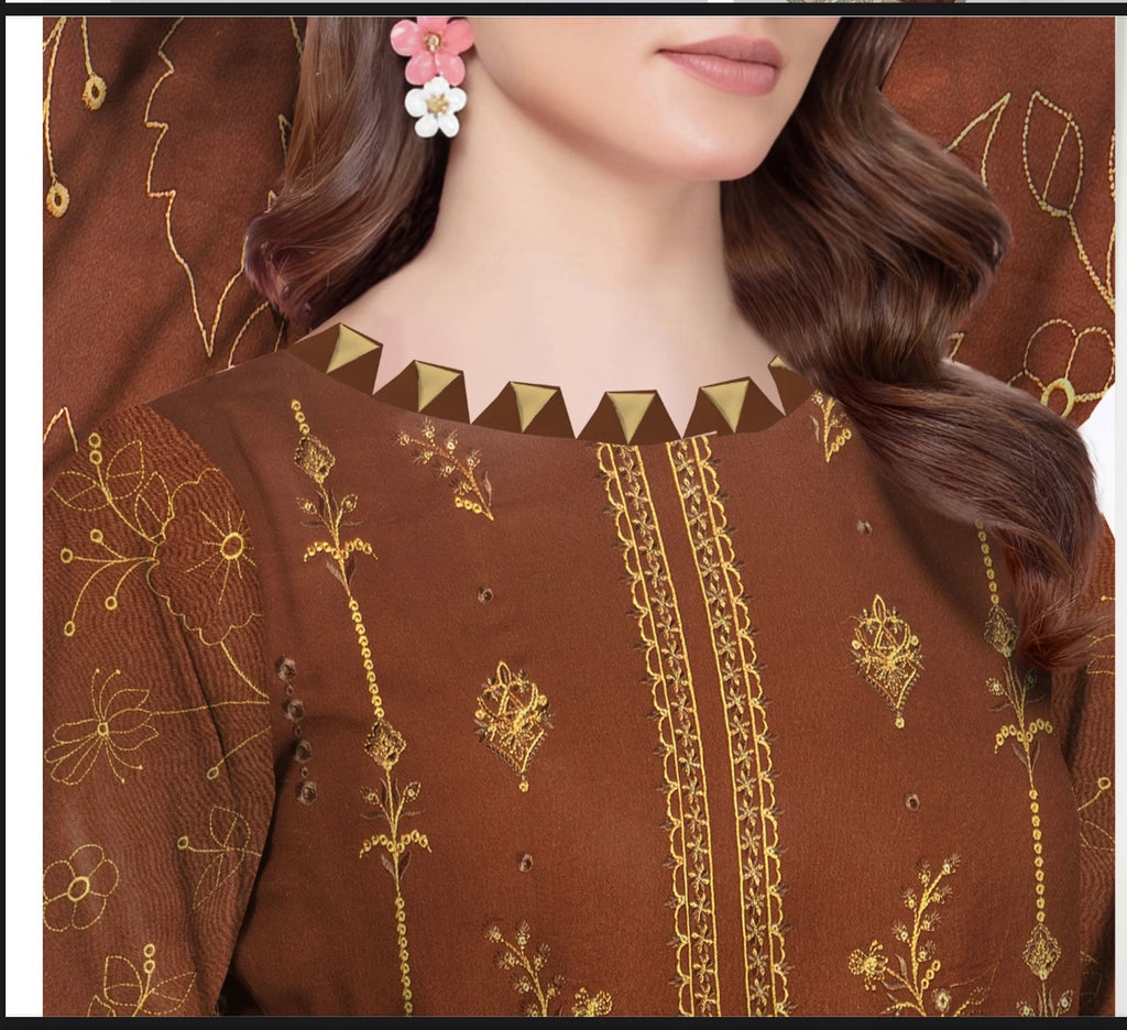 Dhanak Libas By AAA Vol-1602-UNSTITCHED